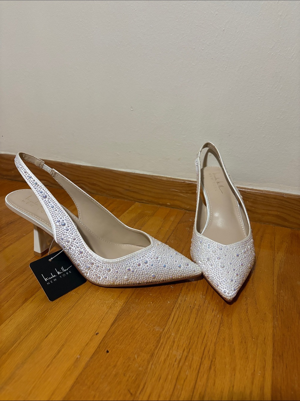 Pearl Pointed-Toe Heels - Picture 4 of 4